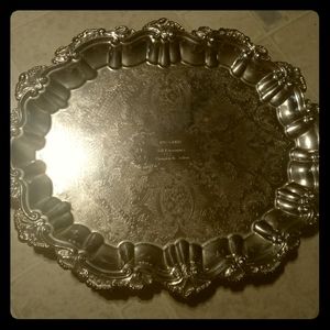 925 silver platter antique